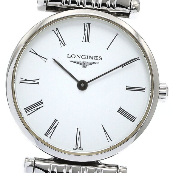 LONGINES Grand classic L4.209.4 white Dial Quartz Ladies Watch_872037 - Picture 1 of 6